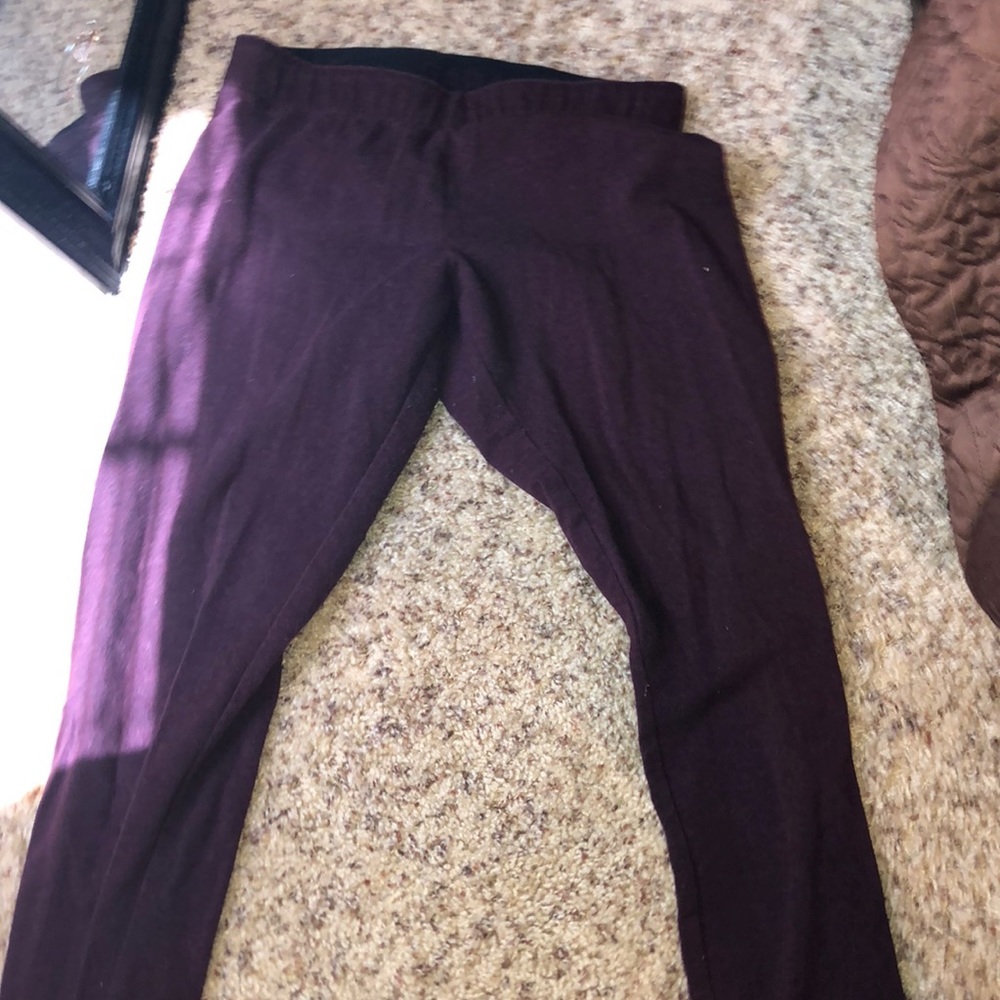 Maroon Garage Leggings